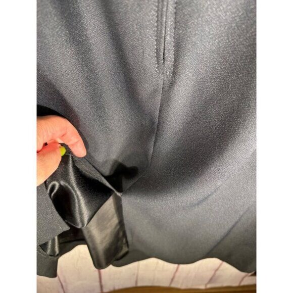 Betsy & Adam Off-Shoulder Black Cocktail Dress With Bow Detail Vintage - Picture 12 of 12